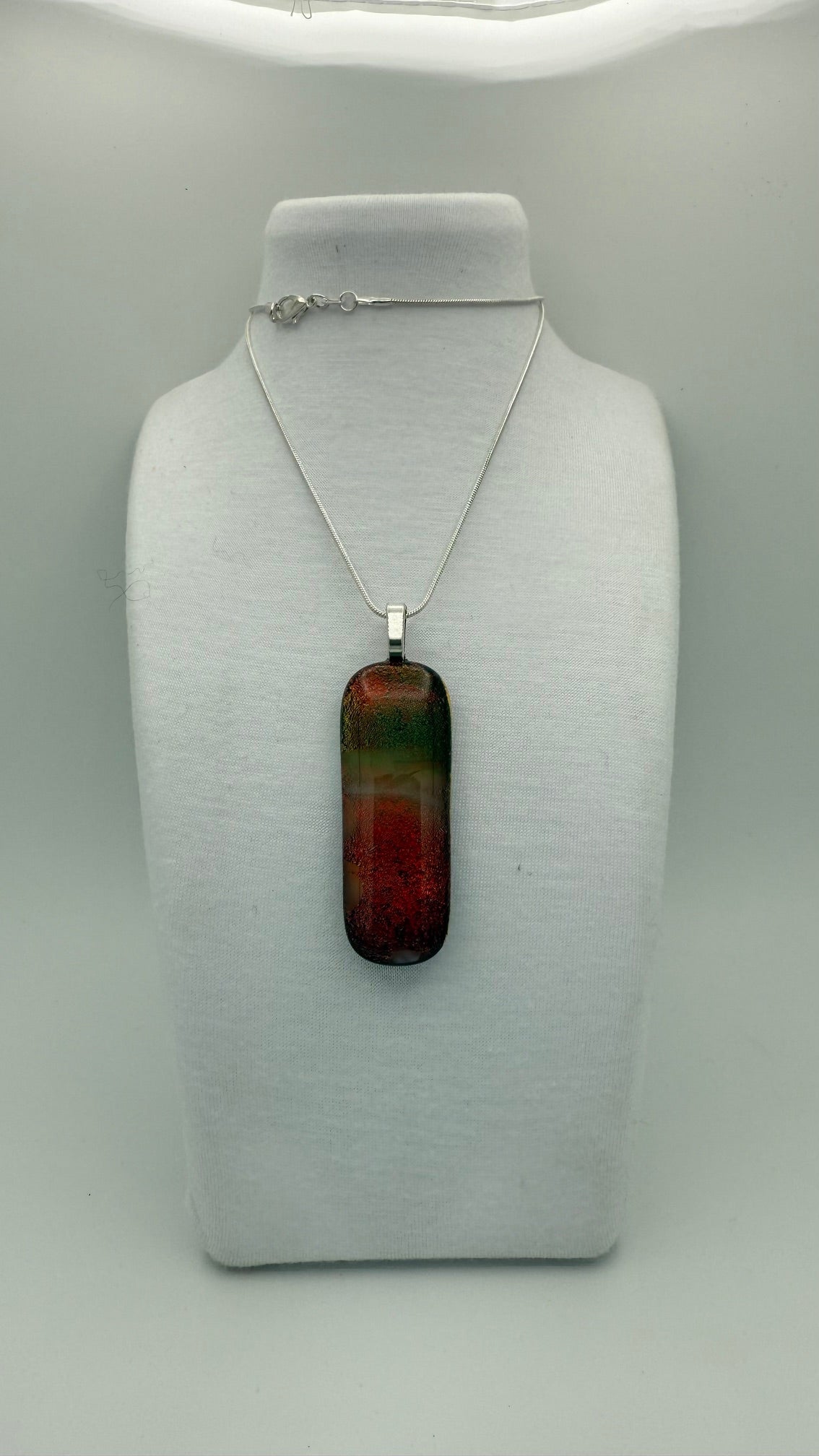 Red Dichroic Pendant