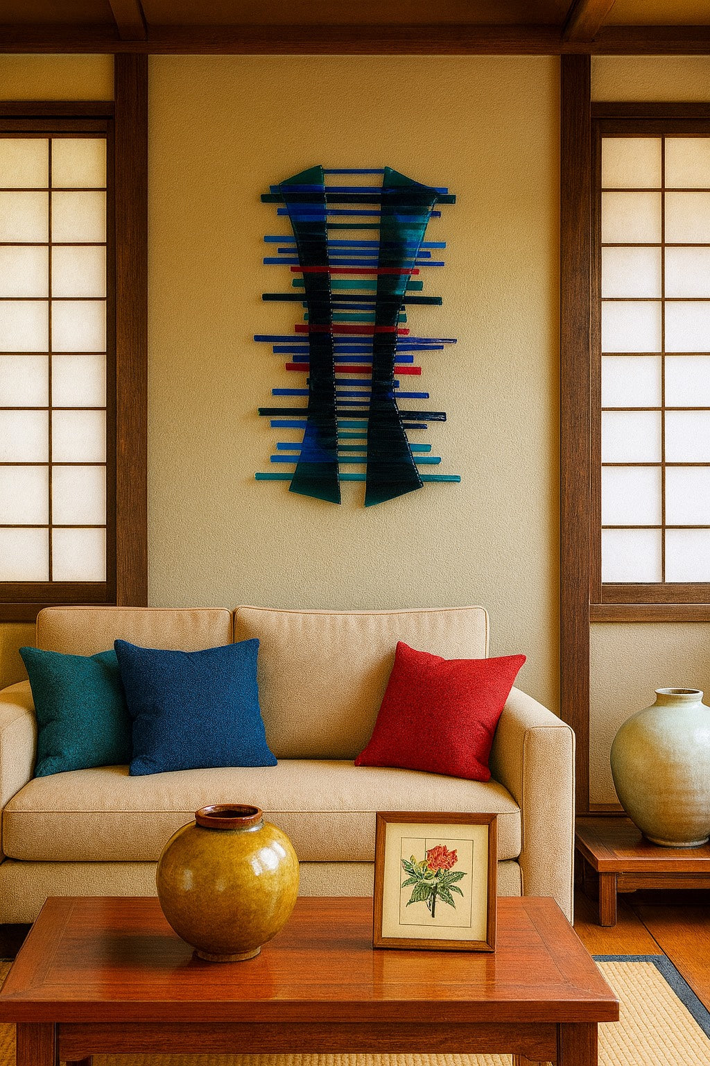 Jade Pathways - Handmade Glass Art