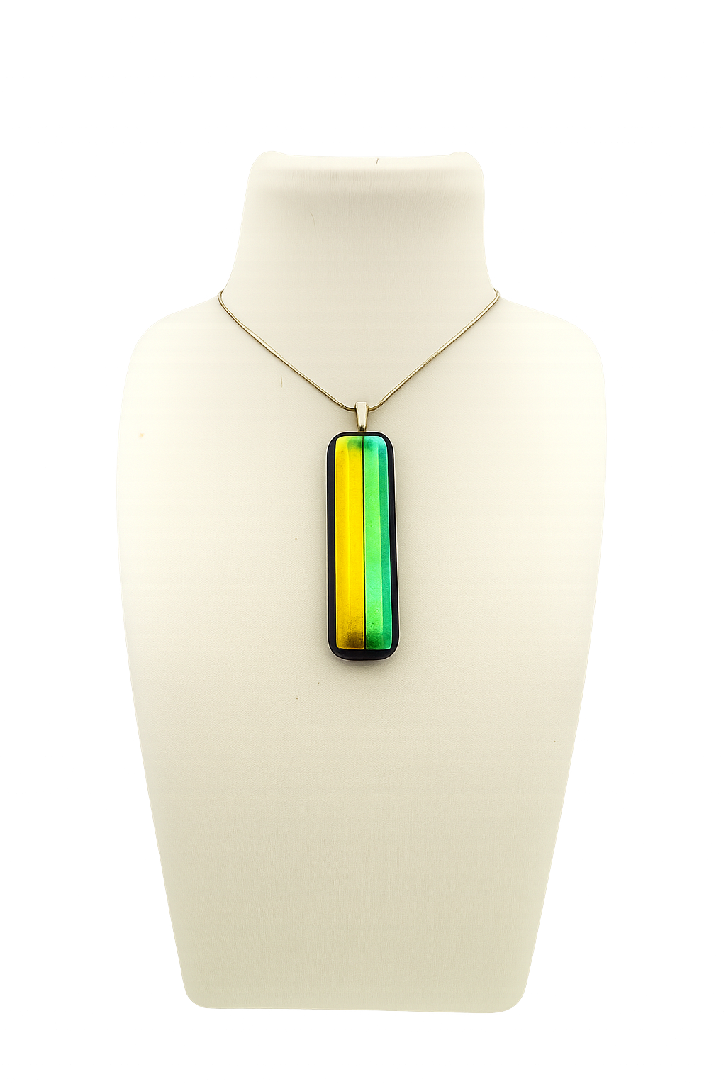 Gold & Green Dichroic Pendent
