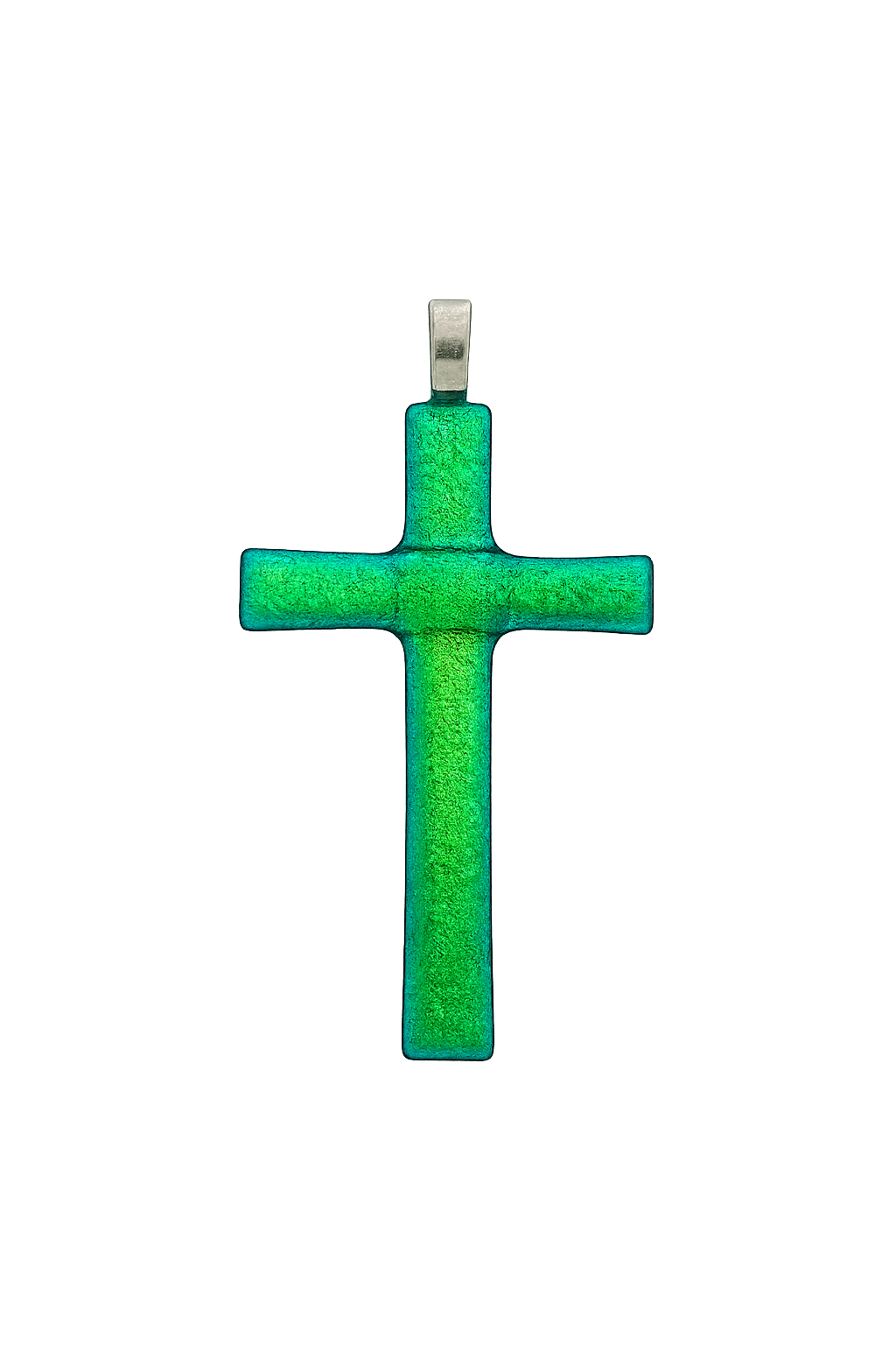 Teal Dichroic  Divine Vogue Cross