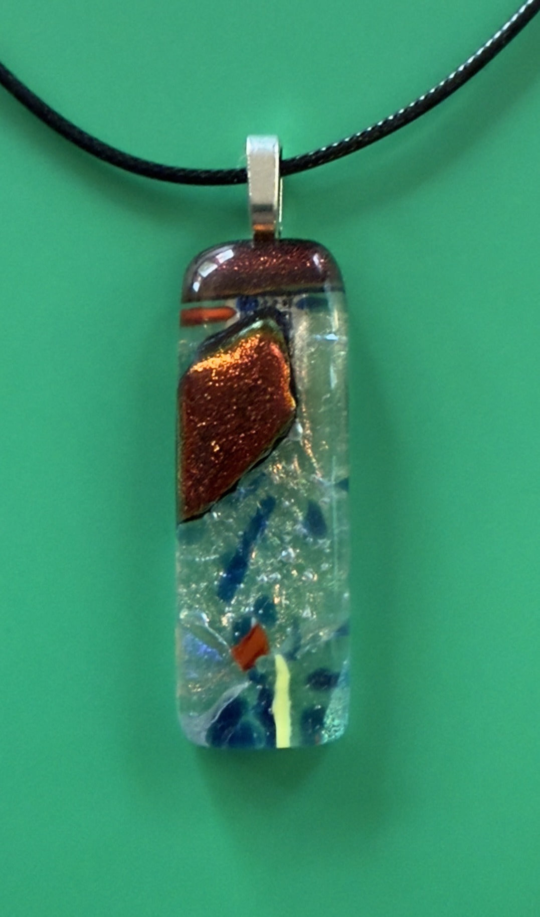 Dichroic Glass Pendent