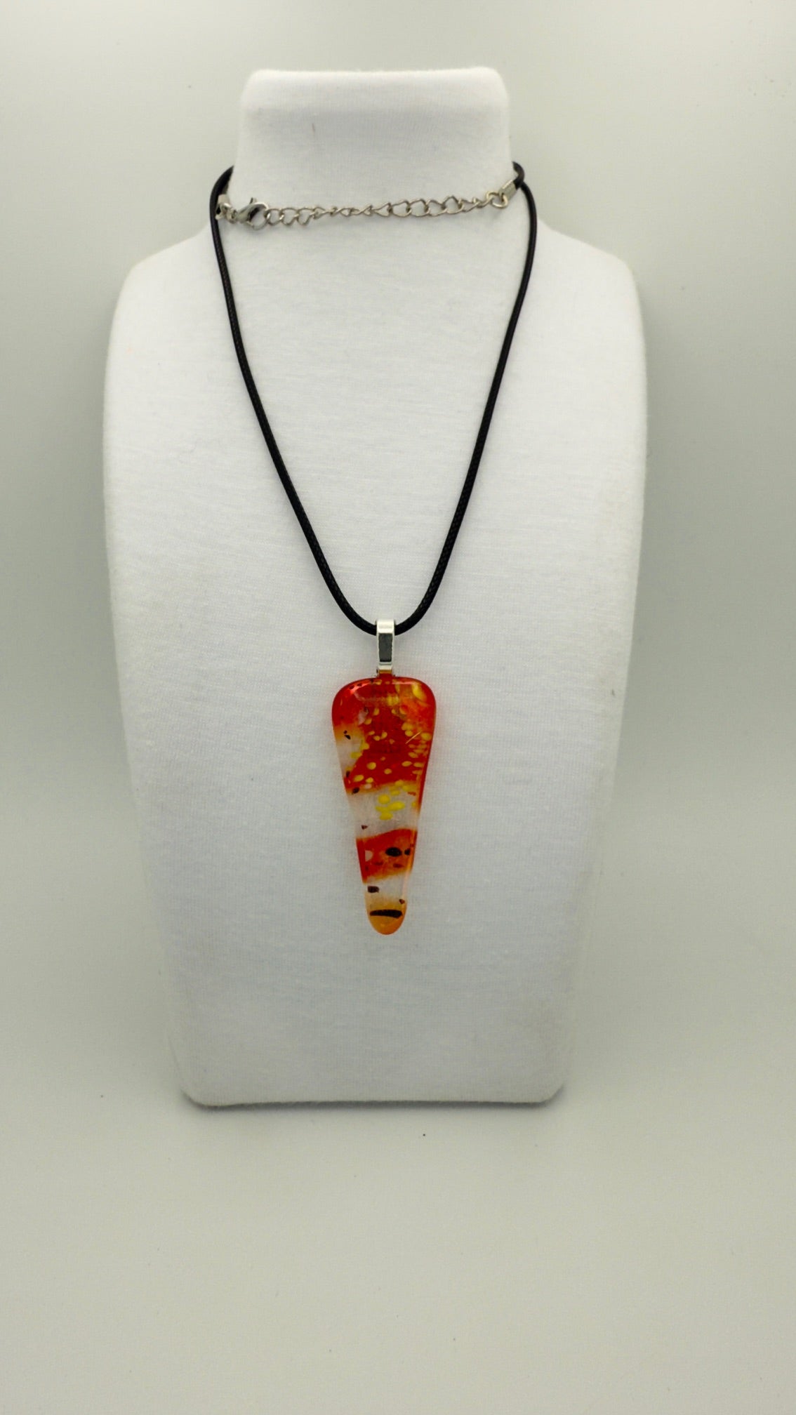 Orange clear Triangle drop