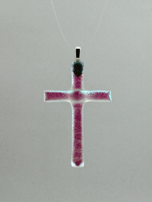 Ranbow Stained Glass Cross