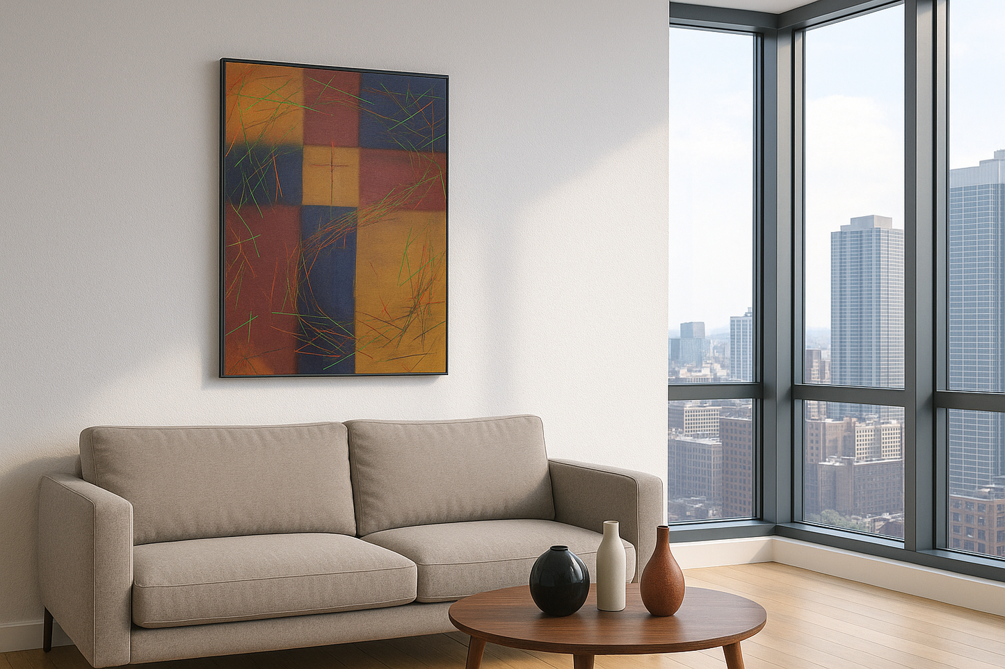 Oil Painting (Christ In Our Busy Life)