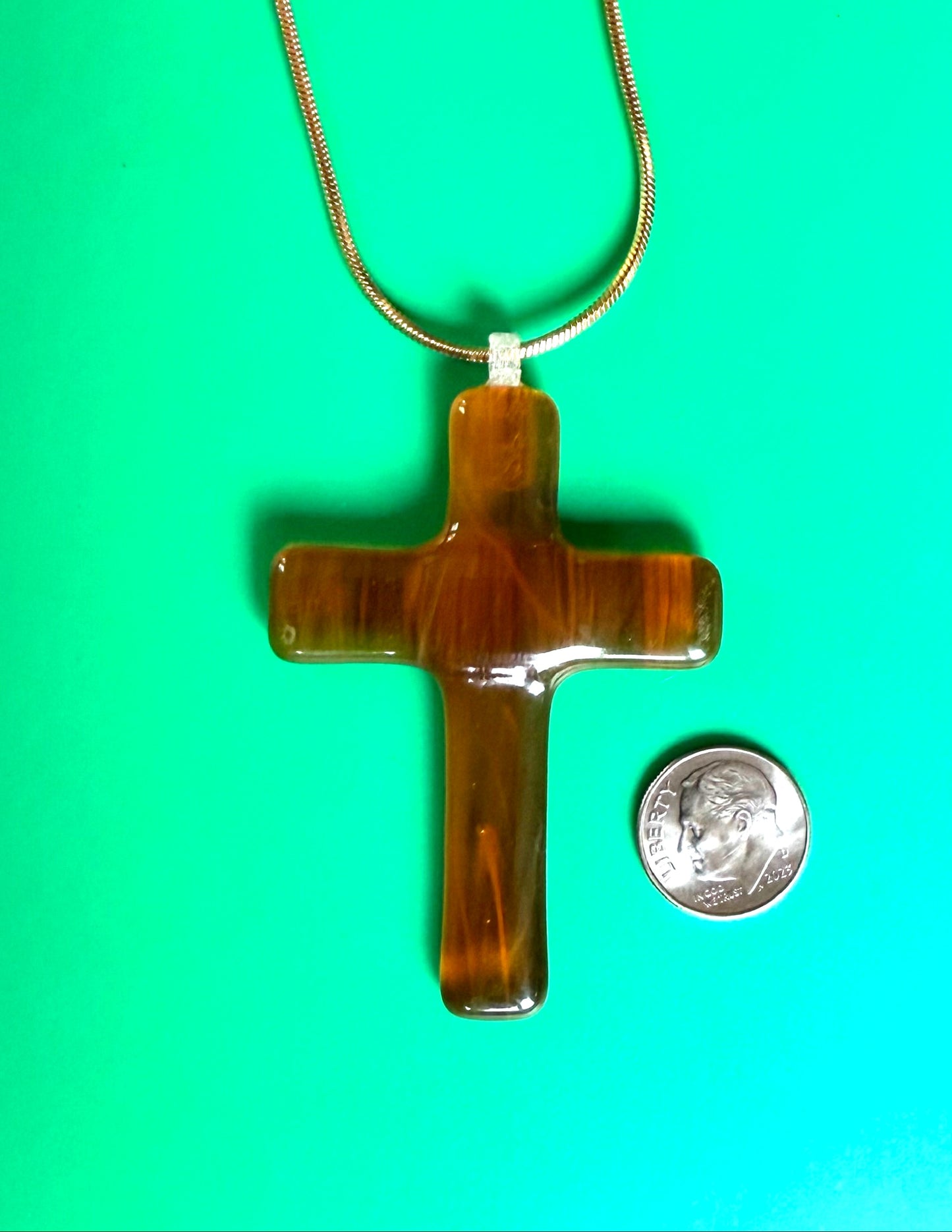 Amber wispy Spectrum  Divine Vouge Cross