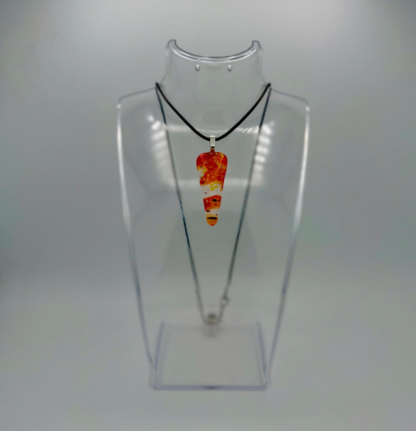 Orange clear Triangle drop