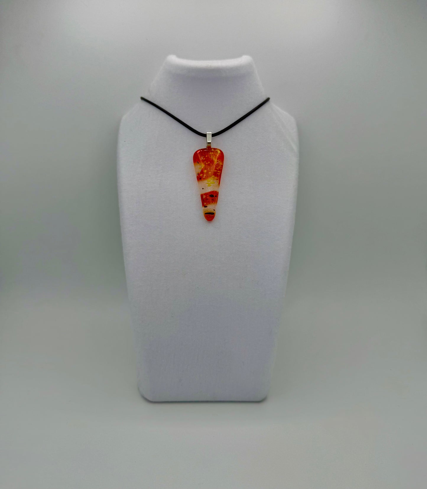 Orange clear Triangle drop