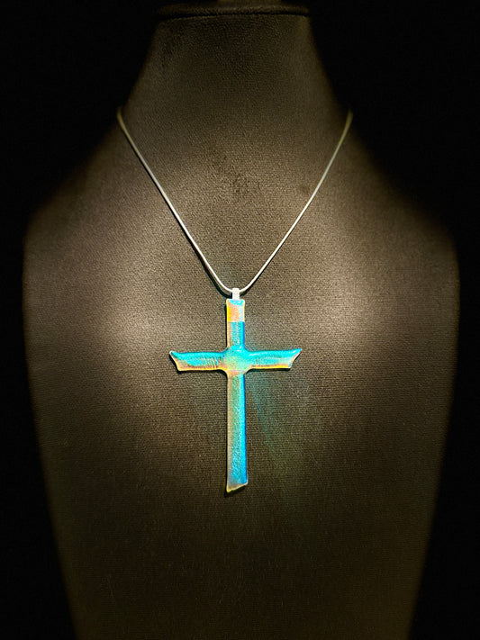 Clear Dichroic  Divine Vogue Cross