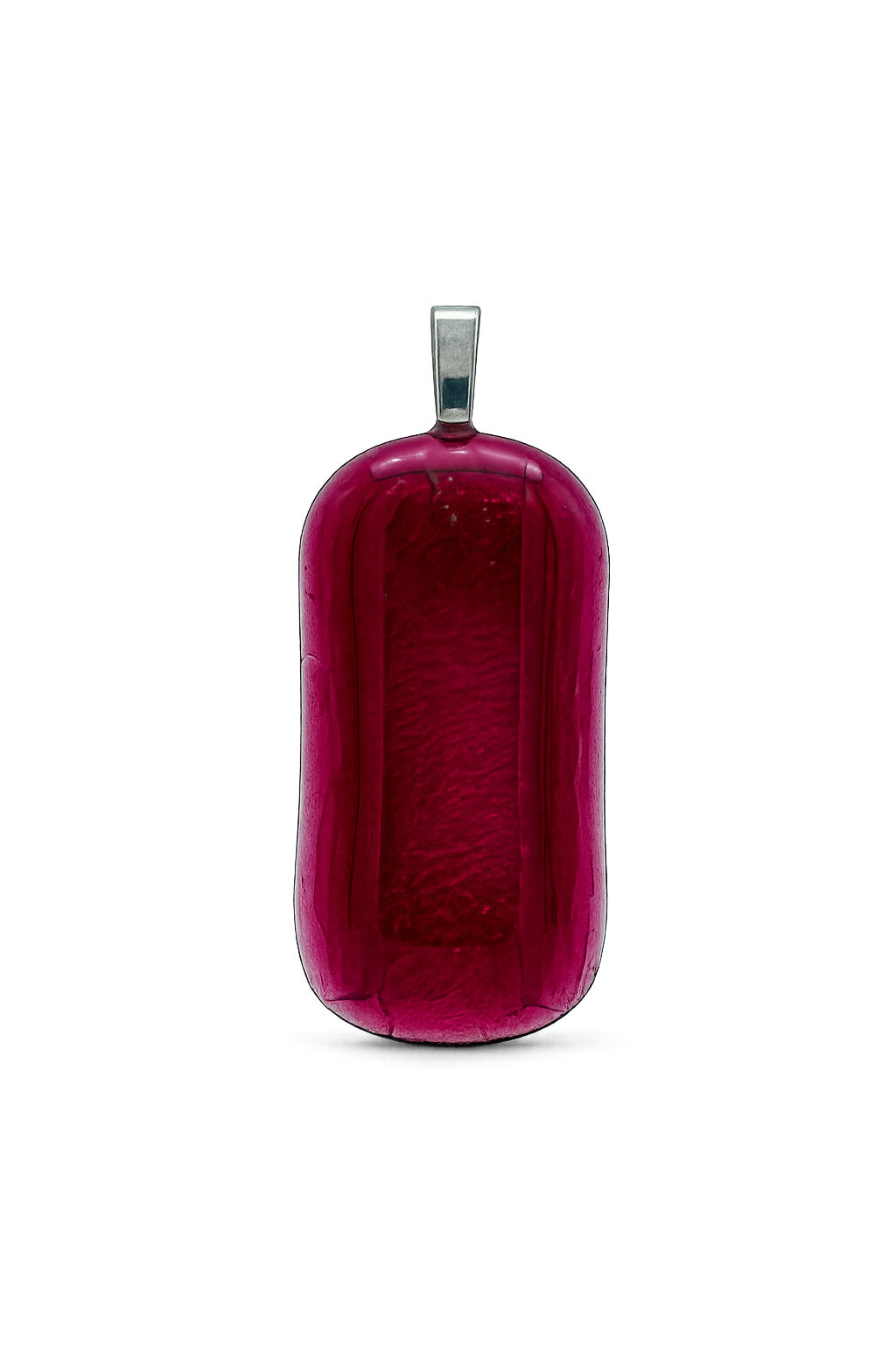 Red and Purple Antique glass pendant