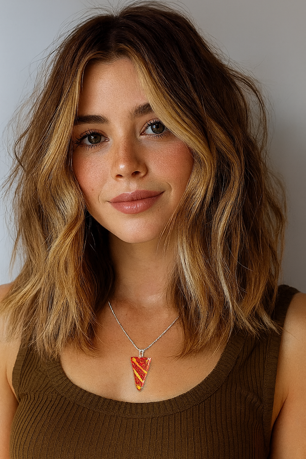 Red Spectrum glass Gold Dichroic and Frit