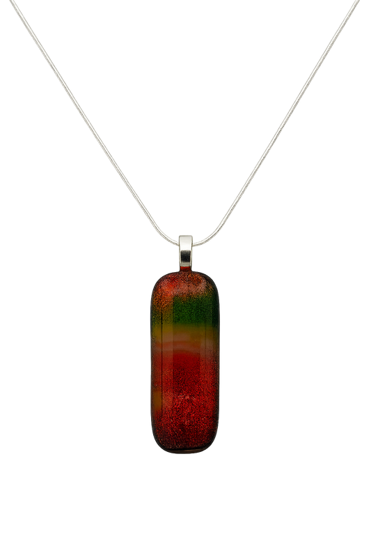 Red Dichroic Pendant